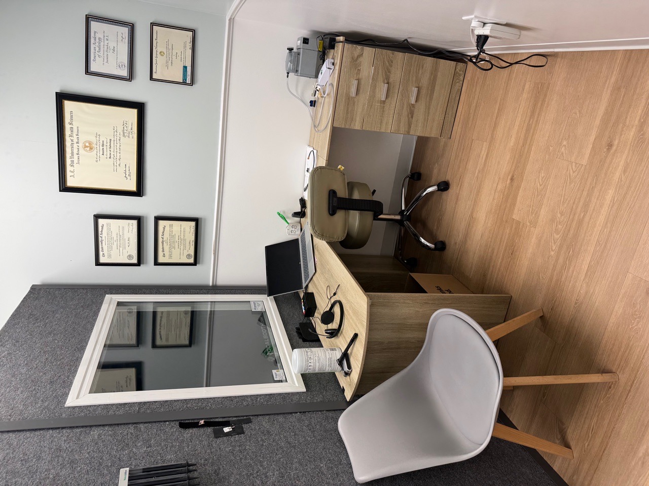 Audiology testing workstation